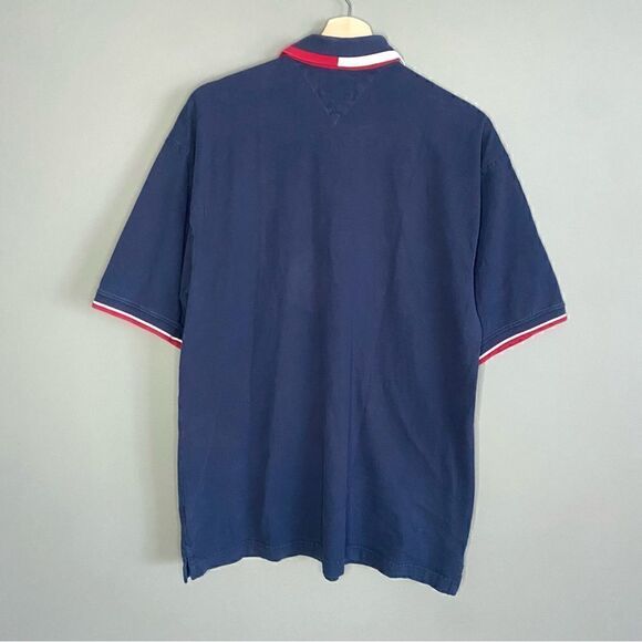 Tommy Hilfiger Cotton Fitted Polo Shirt Mens Size Large - Picture 2 of 5